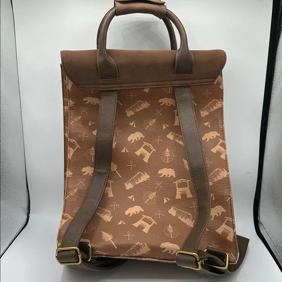 Loungefly Disney Grand Californian Tan Backpack - Picture 3 of 5